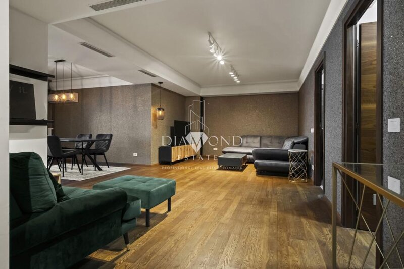 Floreasca, apartament cu priveliste panoramica, parcare, sauna, 2 dressing-uri