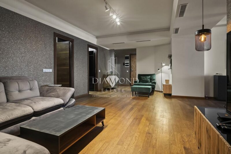 Floreasca, apartament cu priveliste panoramica, parcare, sauna, 2 dressing-uri