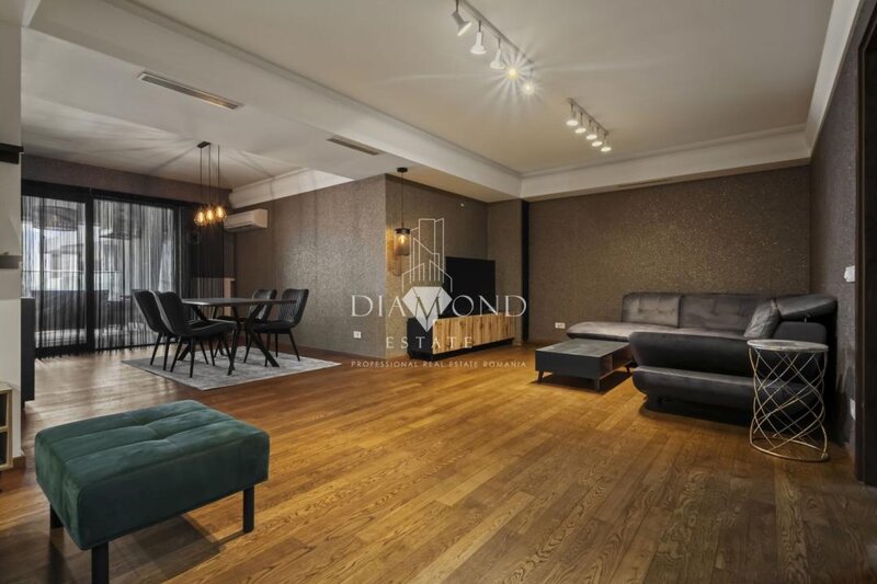 Floreasca, apartament cu priveliste panoramica, parcare, sauna, 2 dressing-uri