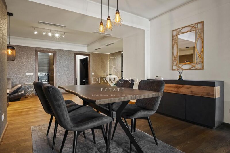 Floreasca, apartament cu priveliste panoramica, parcare, sauna, 2 dressing-uri
