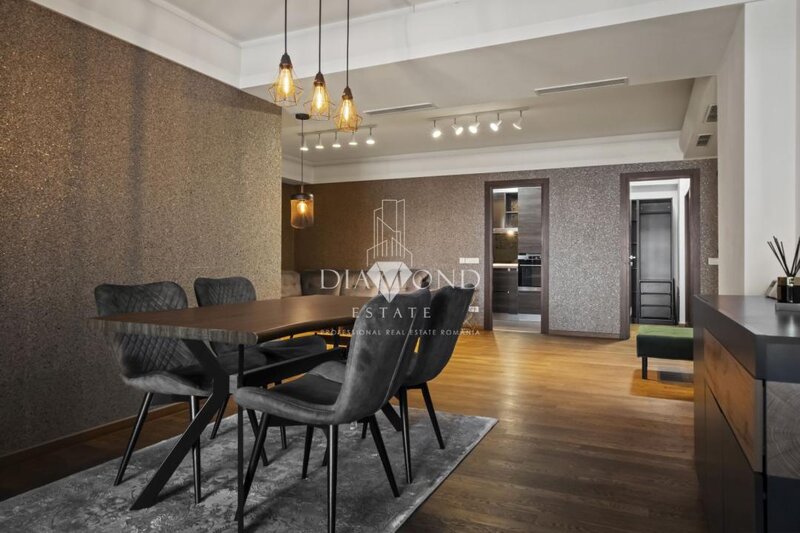 Floreasca, apartament cu priveliste panoramica, parcare, sauna, 2 dressing-uri